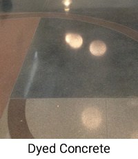 Concrete Floor - Polished and Dyed